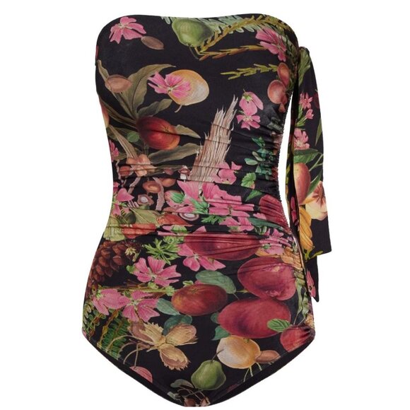Adriana Degreas NWT Fruits Exotiques Strapless Swimsuit size Small - Picture 10 of 10